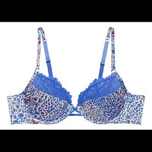 Savage X Fenty‎ Blue Leopard Print Bra